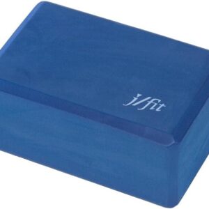 JFIT Yoga Block, Navy Blue, 4-Inch