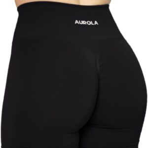 AUROLA Intensify Workout Shorts for Women Seamless Scrunch Short Gym Yoga Running Sport Active Exercise Fitness Shorts