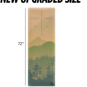 Satori Concept Cork Yoga Mat with Natural Rubber Base, Extra Size, Thickness and Support, Excellent Cushion & Grip, Non-Slip, Non-Toxic, Sweat-Resistant, Sustainable, Eco-friendly Exercise Mat