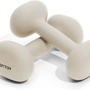 YOTTOY Weights Dumbbells Set for Women,2-15 Pound Dumbbells Set of 2, Non-Slip Hand Weights for Home Workouts, Portable Strength Training Neoprene dumbbells