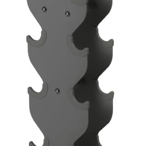 WeGym Dumbbell Racks, Space Saving Solution, Sturdy Cast Iron, Home Workout Storage, Heavy Weights Bearing, Home Strength Training
