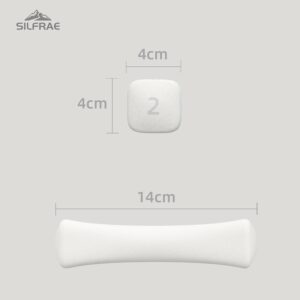Silfrae Dumbbell Set of 2 Neoprene Dumbbell Anti-Slip Hand Weights