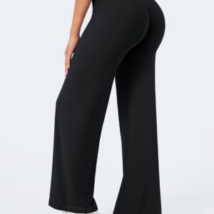 YEOREO Workout Leggings Womens No Front Seam Straight Leggings 29″/ 31.5″/ 33″/ 35″ High Waist Buttery Eddiy Gym Yoga Pants