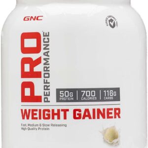 GNC Pro Performance Weight Gainer – Double Chocolate – 2.5 lb