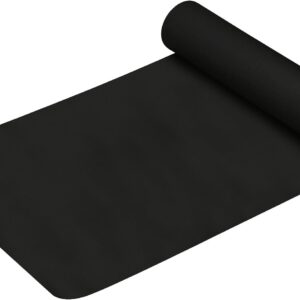 Yoga Mat,2025 New Upgrade 1/5 Inch Thick High Density Anti-Tear Non Slip Exercise Mat with Carrying Strap,Black Yoga Mat for Home Yoga,Fitness,Gym,Workouts,Floor,Stretching,Pilates