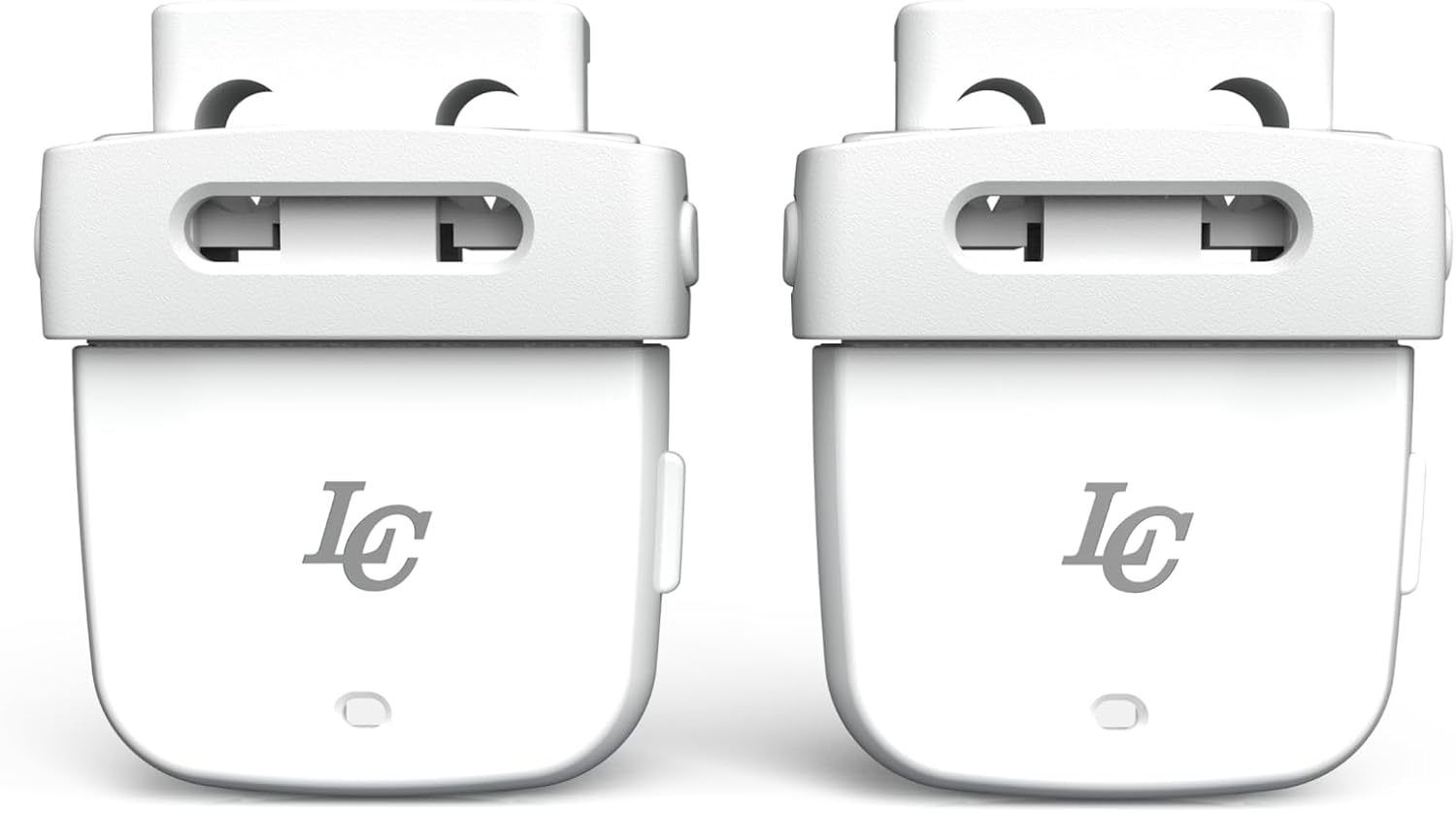 LC LaceClips Smart Activity Tracker - Shoe-Mounted Step Counter for Walking & Sports Performance Monitor - Track 25+ Activities, Jumps & Calories with App - No Subscription Required (White)