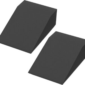 2 Pack Squat Wedge Blocks,Non Slip Professional Squat Ramp for Heel Elevated Squats Calf Raises Platform, Calf Stretcher, Balance, Pushup, Yoga Wrist Support, Pilates, Squat, Riser Block