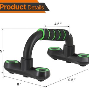 SFIHOME Push Up Bars Strength Training, Portable Non-Slip Pushup Handles with Cushioned Foam Grip, Sturdy Structure, Perfect Push Up Handles for Floor, Home Gym Fitness Workout Equipment