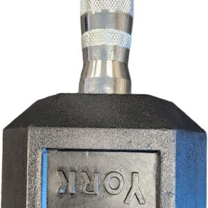 YORK Rubber Hex Dumbbell (2.5-30 lb.) 17.5 lb.