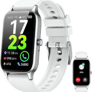 Smart Watch for Men Women(Answer/Make Call), 2025 HD Touch Fitness Activity Tracker 1.57” Smartwatch with Heart Rate/Sleep Monitor/Pedometer/113+ Sports, IP68 Waterproof Fitness Watch for Android iOS