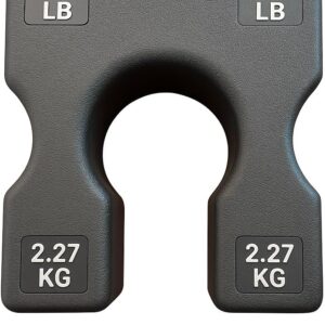 2.5 LB and 5 LB Weight Stack Add On – Weight Stack Adapter Plate for Home Gym & Exercise Machines, Add Resistance to Weight Stack, Incremental Weight Adjustments for Improved Strength Training Results