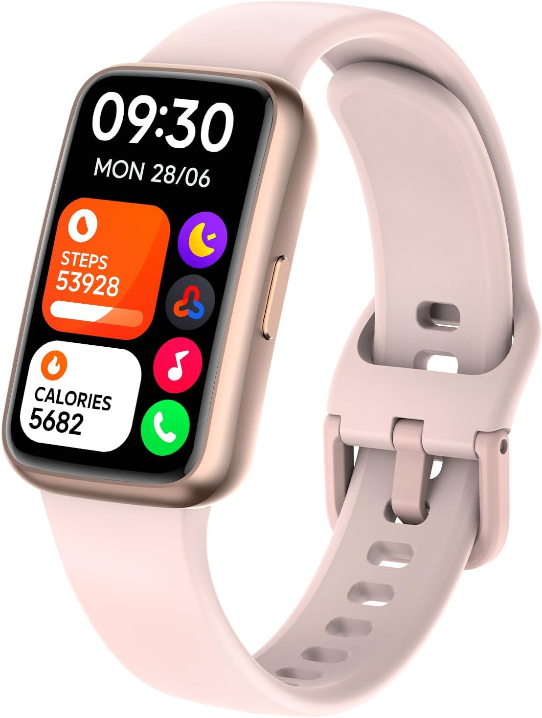 Fitness Tracker Smart Watch for Men Women, 1.47" HD with Bluetooth, 24/7 Heart Rate & Blood Oxygen Monitor, Sleep & Step Counter, 100+ Sports Modes, IP68 Waterproof, Compatible with Android iOS