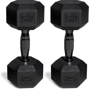 CAP 50 lbs Coated Dumbbell Set | Multiple Styles