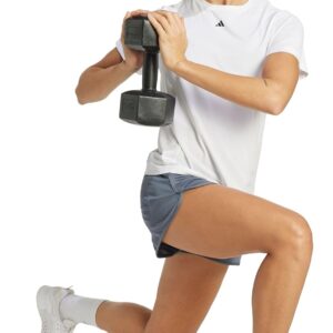 Adidas Womens Pacer Essentials Knit High-Rise Shorts