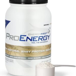 EnergyFirst Natural Grass Fed Whey Protein Isolate Powder, Unflavored Protein Powder, ProEnergy Protein Shake for Meal Replacement & Post Workout Recovery, Non-GMO, Sugar & Gluten Free 36 Servings