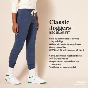 Amazon Essentials Women’s Fleece Jogger Sweatpant (Available in Plus Size)