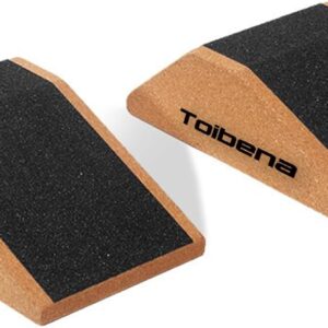 Squat Wedge Blocks Stretching blocks,Non-Slip Surface with Beveled Edges for Core Exercises,Natural Eco-Friendly/squats& weightlifting&yoga,Travel Friendly