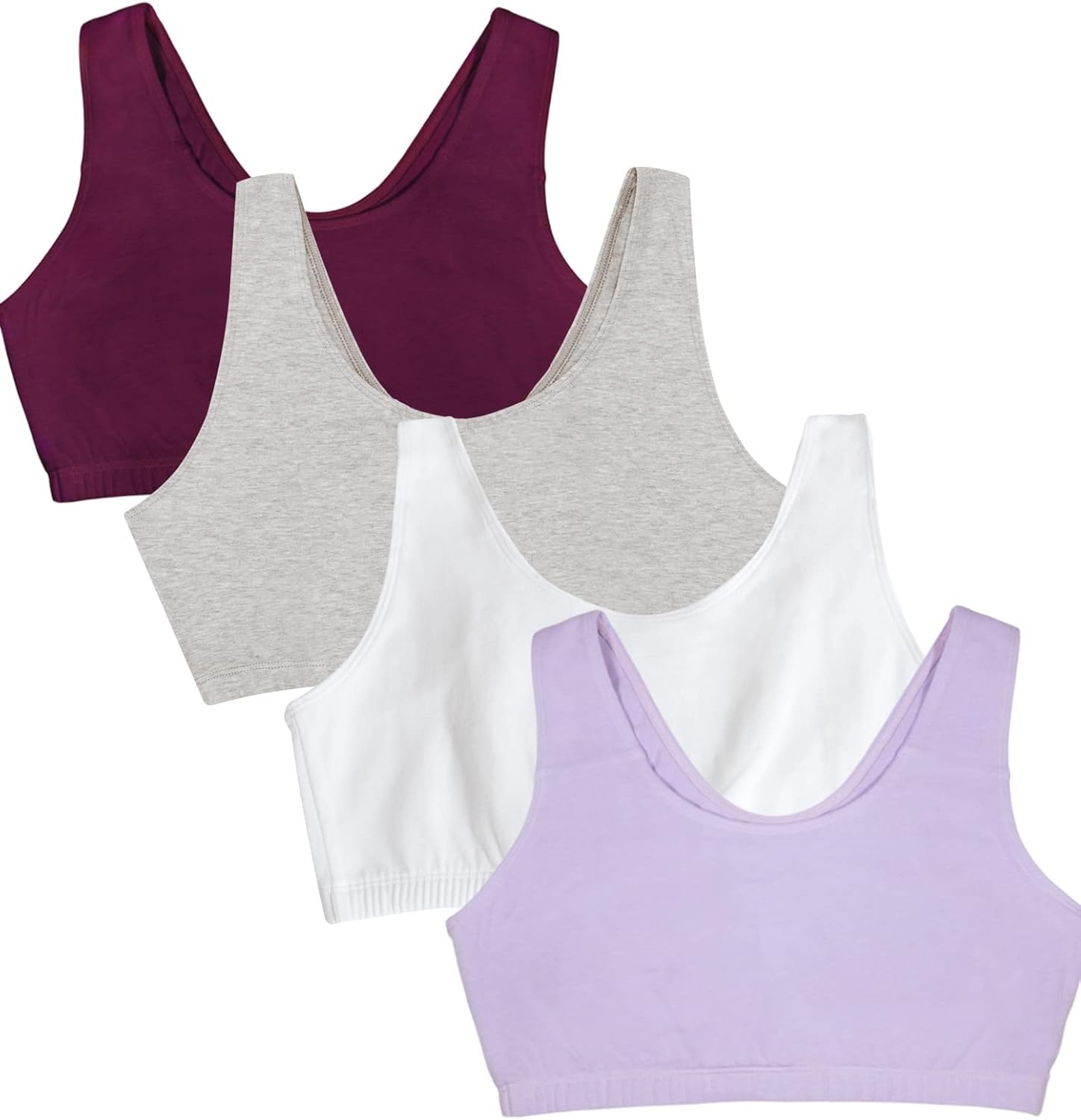 Fruit of The Loom Women's Multi-Pack Tank Top Style Sports Bra