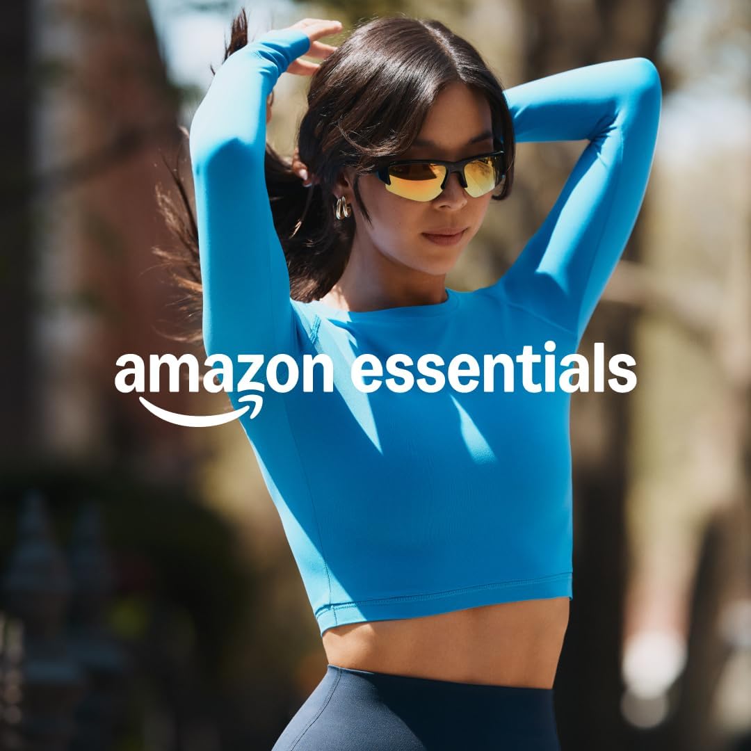 Amazon Essentials Womens Active FormFlex Buttery Soft Long Sleeve Slim Fit Crop Layering Workout Top - Image 6