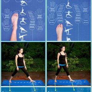CopyCat Yoga Educational and Instructional Yoga Mat
