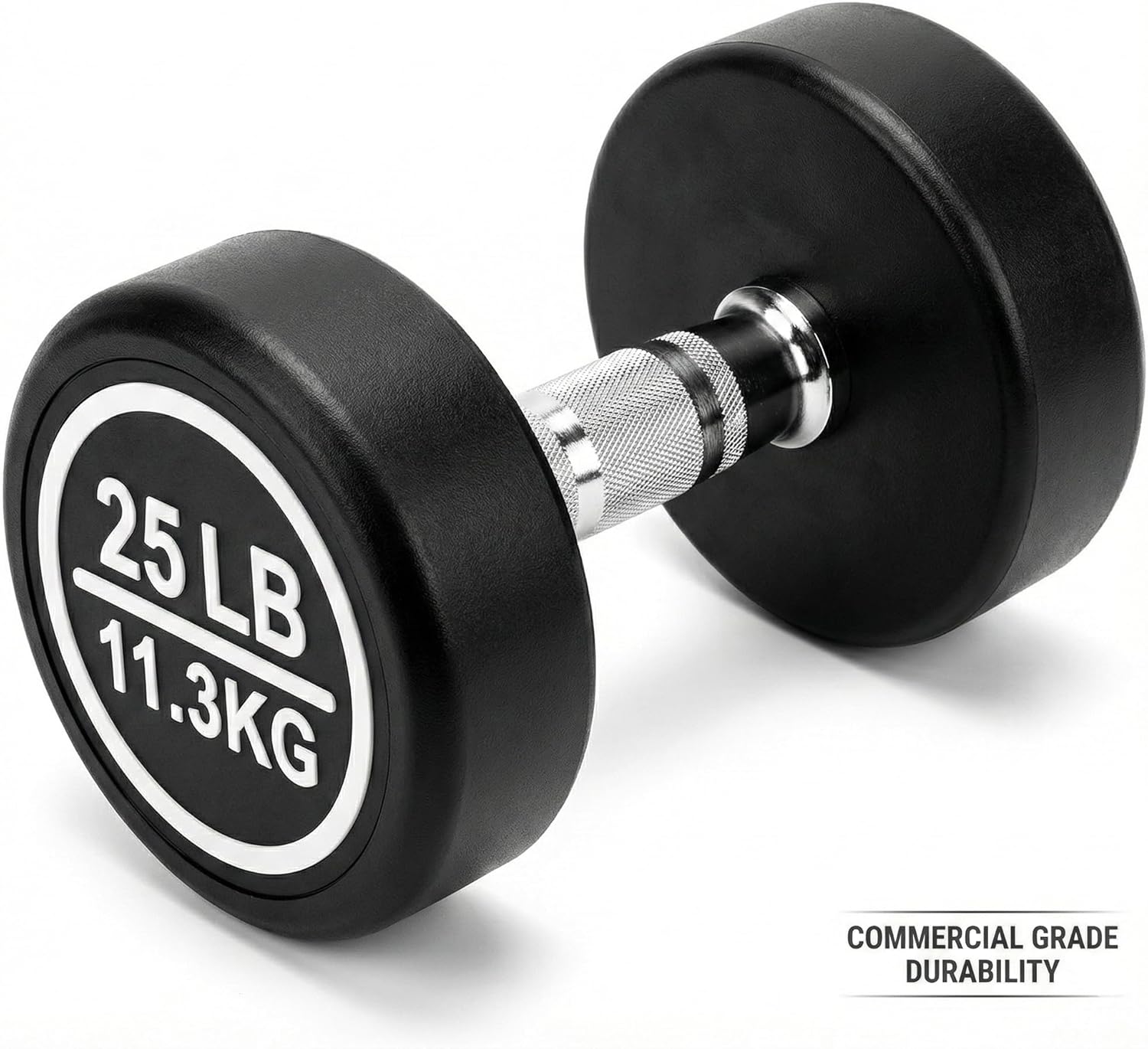Urethane Dumbbell Set with Rack, 5-50 LB, 10 Pair of Commercial Grade Rubber Encased Dumbbells Set for Home Gym & Commercial Fitness, Durable Strength Training Weights with Storage Rack - Image 6