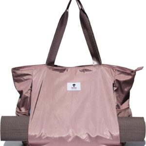 ESVAN Yoga Mat Bag Yoga Tote Carrier Shoulder Bag Carryall Tote for Office,Yoga,Pilates,Travel,Beach and Gym