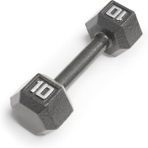Marcy Cast Iron Hex Dumbbells Collection – Available size from 3-lb to 100-lb, SOLD INDIVIDUALLY
