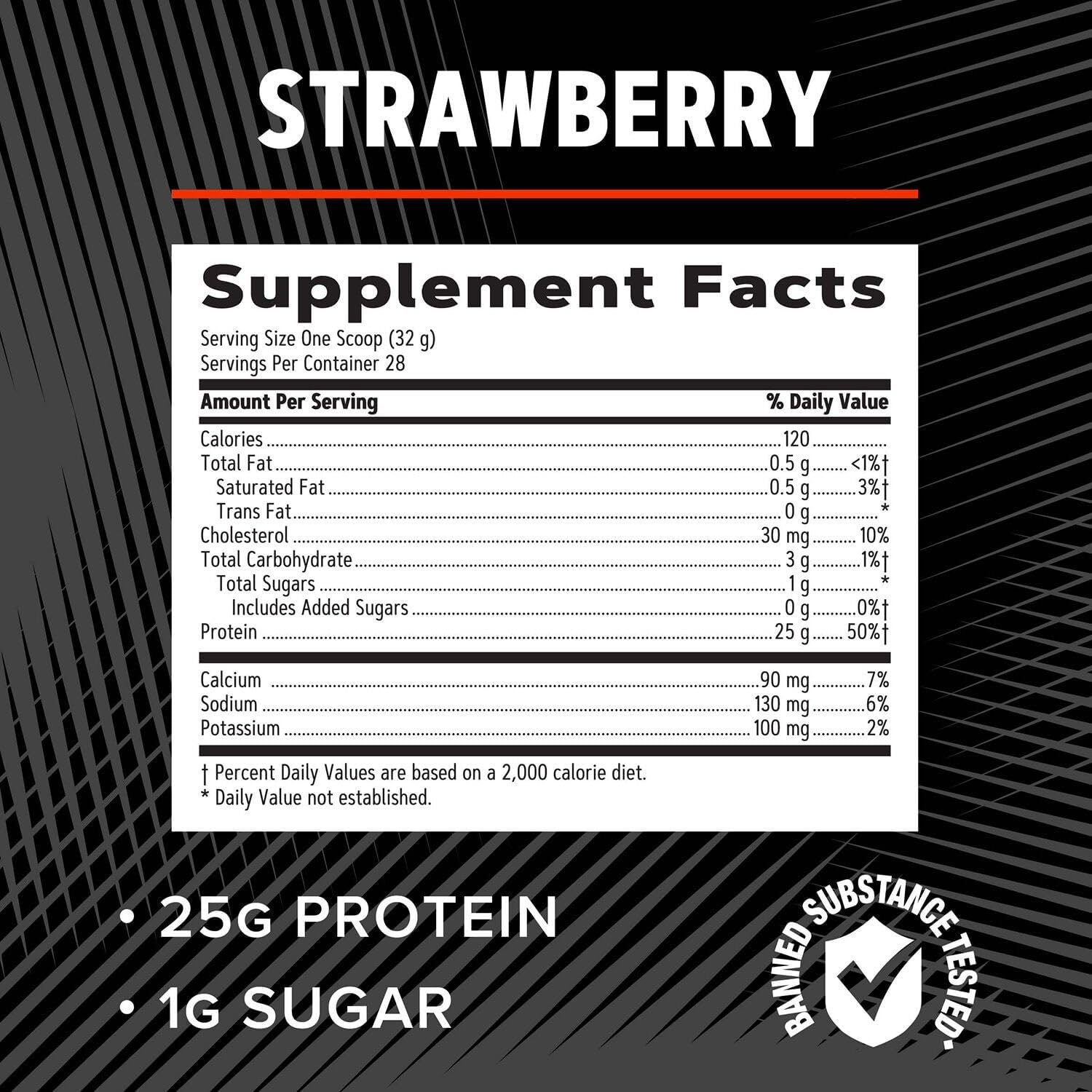 GNC AMP Pure Isolate Protein - Strawberry (28 Servings) - Image 5