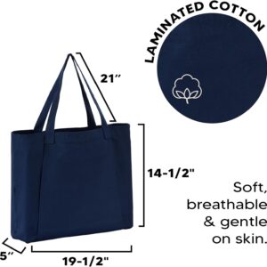 1 | 6 Pack Yoga Mat Tote Bag with Inside Pocket – 100% Cotton Reusable Gym Carrier for Pilates, Fitness, Travel, Daily Use