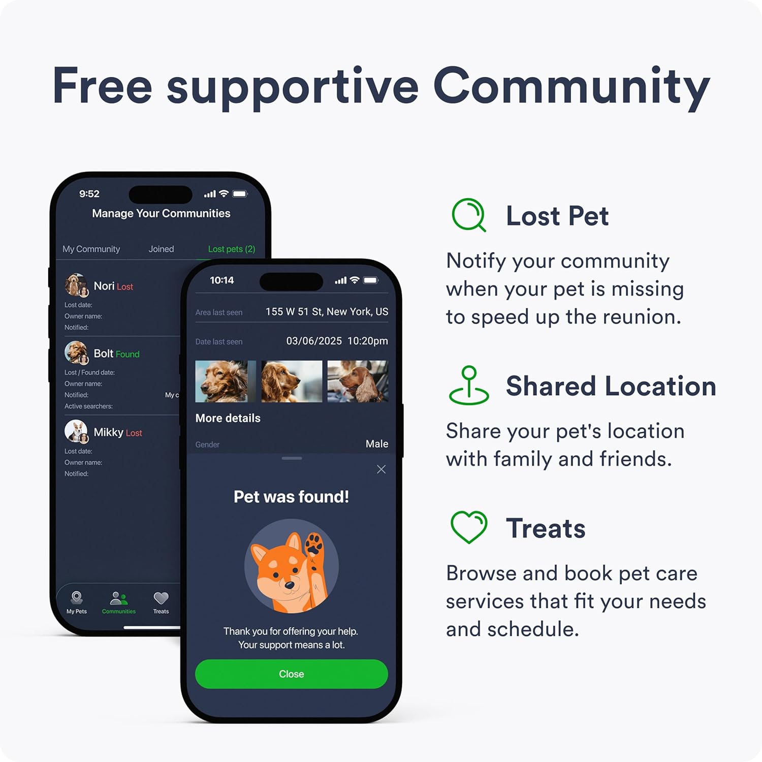 Dog GPS Tracker - Real-Time Location Tracking Device with App - Smart Alerts & Geo-Fence - Collar-Compatible, Waterproof - Long-Life Battery - 4G Built-in SIM - iOS & Android (Subscription Required) - Image 8