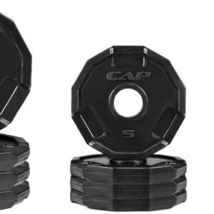 CAP Barbell 2-Inch Olympic Cast Iron Plate Weight Set | 75-285 lbs | Multiple Options