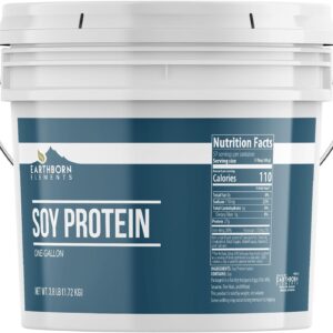 Earthborn Elements Soy Protein Powder 1 Gallon Bucket, Always Pure, Smoothies & Shakes (60.8 Ounces)