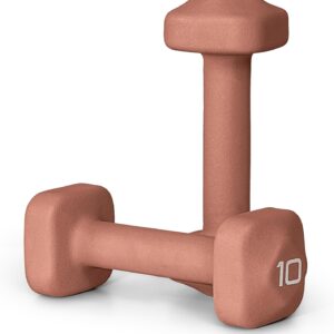 Tone Fitness Neoprene Dumbbell Weight Pairs with Anti-Roll Square Head | Multiple Options