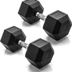CAP Barbell Coated Dumbbell Weight | Multiple Options Pairs & Sets