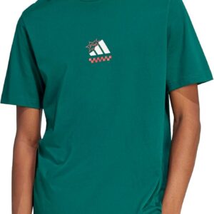 Adidas Mens Lounge Pizza Graphic T-Shirt
