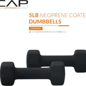 CAP Barbell Neoprene Dumbbell Weights Pairs & Sets | Multiple Colors