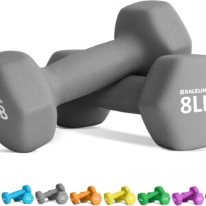 Balelinko Home Gym Equipment Workouts Strength Training Weight Loss Pilates Weights Yoga Sets Weights for Women, Men, Seniors and Youth