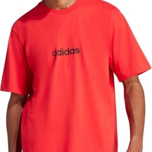 Adidas Mens Essentials Linear Single Jersey T-Shirt