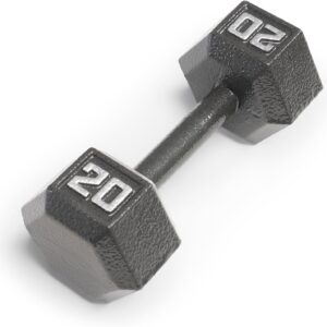 Marcy Cast Iron Hex Dumbbells Collection – Available size from 3-lb to 100-lb, SOLD INDIVIDUALLY