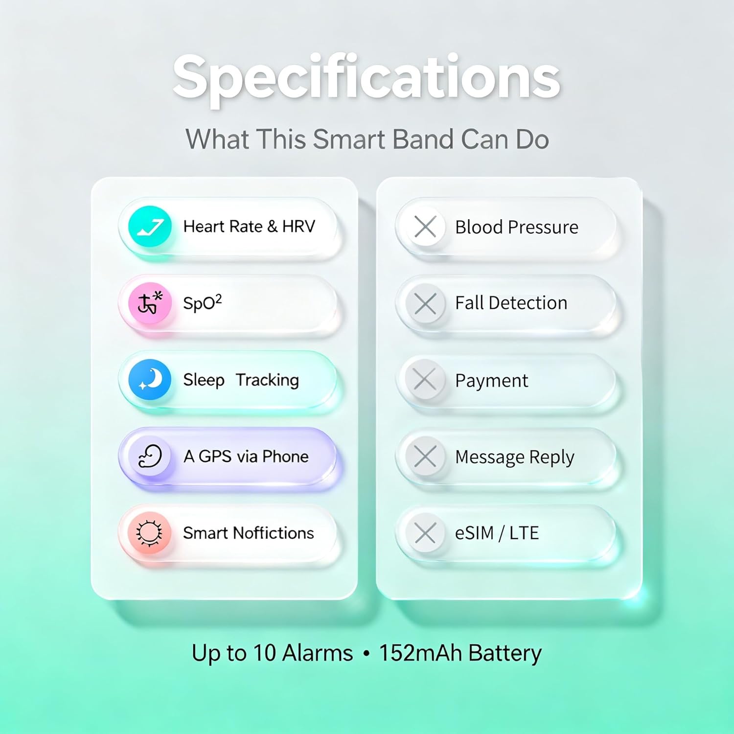 Fitness Tracker Smart Watch for Men Women, 1.47" HD with Bluetooth, 24/7 Heart Rate & Blood Oxygen Monitor, Sleep & Step Counter, 100+ Sports Modes, IP68 Waterproof, Compatible with Android iOS - Image 11