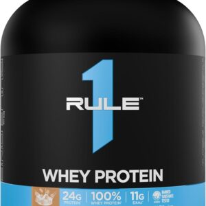 Rule 1 Whey Protein – 24g Fast-Acting Protein from All-Whey Sources with Naturally Occurring EAAs & BCAAs for Workout Recovery or Anytime Use (5 Pounds*, Toasted Cinnamon Cereal)