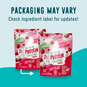 FlavCity Grass Fed Whey Protein Powder – Berries & Cream – 25g Protein & 10g Collagen – Made with Organic Strawberries & Coconut Milk – Gluten Free & No Added Sugars (20 Servings)