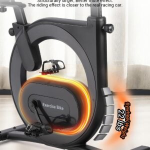 Stationary Bikes for Home, Electromagnetic Control Exercise Bike, 32-Level Resistance, Low Noise with App, LED Display & 300 Lbs Capacity, Workout Bike for Cardio, Weight Loss