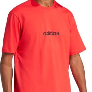 Adidas Mens Essentials Linear Single Jersey T-Shirt