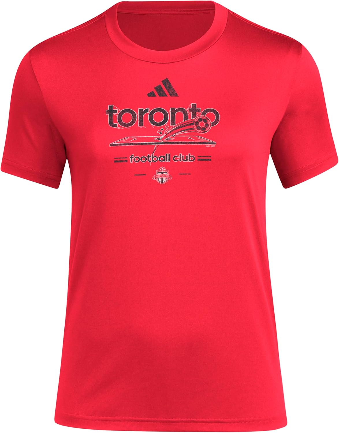 adidas Women's Toronto FC Vintage World Pre-Game Short Sleeve T-Shirt