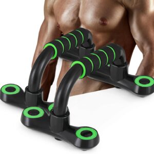 SFIHOME Push Up Bars Strength Training, Portable Non-Slip Pushup Handles with Cushioned Foam Grip, Sturdy Structure, Perfect Push Up Handles for Floor, Home Gym Fitness Workout Equipment