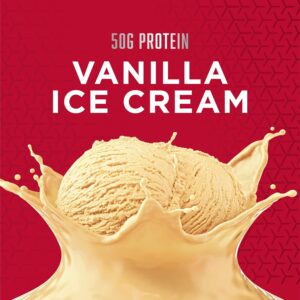 BSN TRUE-MASS Weight Gainer, Muscle Mass Gainer Protein Powder, Vanilla Ice Cream, 5.82 Pound