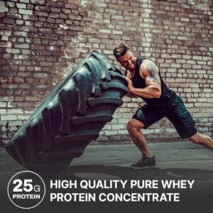 NutraBio Classic Whey Protein Powder- 25G of Protein Per Scoop – Full-Spectrum Amino Acid Profile – No Fillers, Artificial Colors, Preservatives – Low Glycemic Index – Creamy Vanilla, 5 Pounds