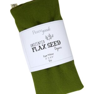 Unscented Flax Organic Eye Pillow -Soft Cotton 4 x 8.5 – choose from a rainbow of soothing colors – periwinkle blue purple