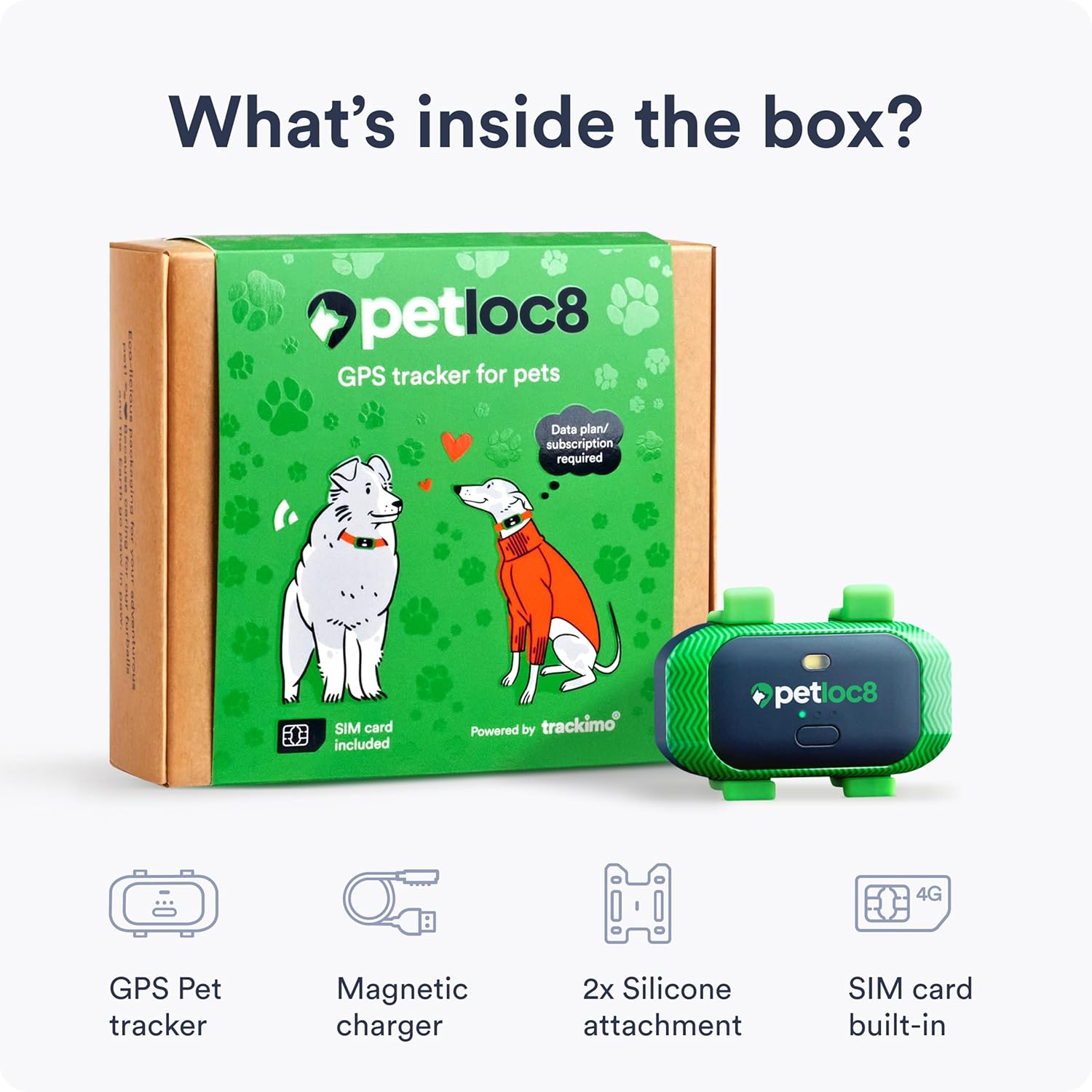 Dog GPS Tracker - Real-Time Location Tracking Device with App - Smart Alerts & Geo-Fence - Collar-Compatible, Waterproof - Long-Life Battery - 4G Built-in SIM - iOS & Android (Subscription Required) - Image 6
